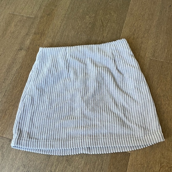 Lulus Dresses & Skirts - Lulus Corduroy Skirt Grey XS worn once